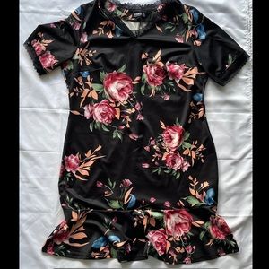 YOINS Mini Floral Formal Wear Dress
